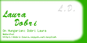 laura dobri business card